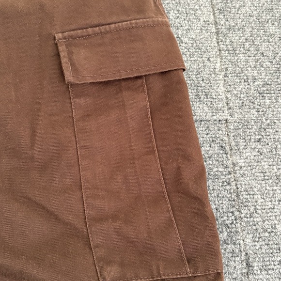 Vintage Y2K Empyre Relax Fit Cargo Pants Brown Size 32x29 Skater Streetwear - Picture 5 of 14